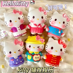 クロスボーダーの人気ネット赤Kitty猫がゆっくりと弾きます。