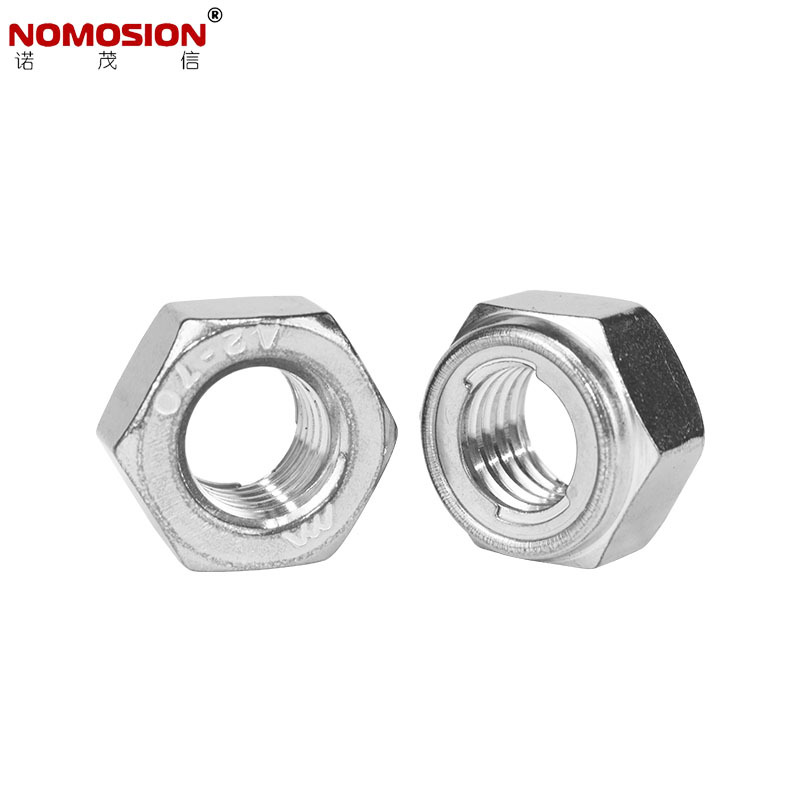304不锈钢 金属锁紧螺母 防松螺母DIN980M/M5M6M8M10M12M14M16M20