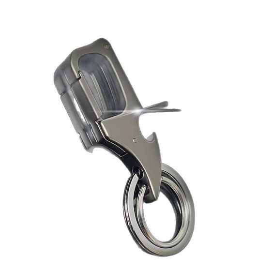 High-grade zinc alloy keychain can be opened multi-function key buckle male anti-lost key pendant