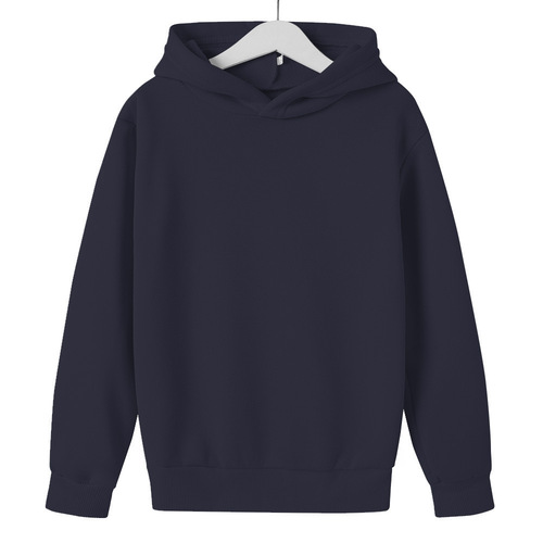 Children's Sweatshirt Combo Set - Autumn/Winter New Arrival Solid Color Boys' Long-Sleeve and Girls' Short-Sleeve Baby Hooded Tops