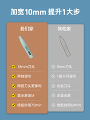 奧克斯貓咪剃腳毛器貓腳底剃毛狗狗修腳毛神器狗毛推子寵物剃毛器