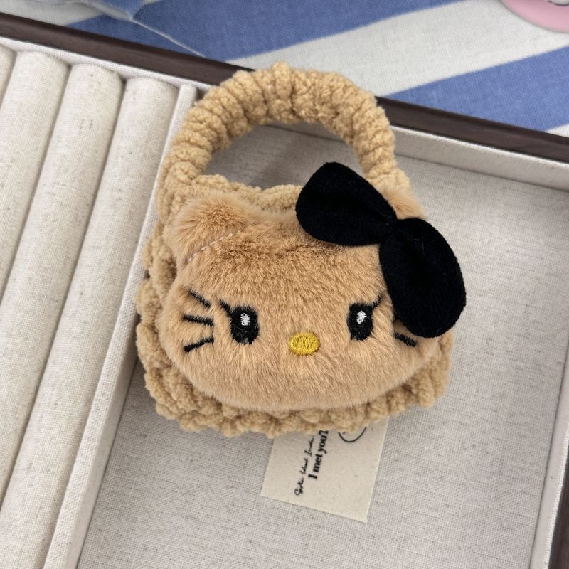 Cartoon Sanrio Kitty Coin Purse Pendant Keychain Backpack Hanging Ornaments Stall Small Jewelry Headset Bag Hanging Ornaments