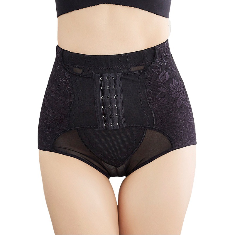 Six-breasted abdominal pants breathable mesh waist hip girdle waist postpartum waist body shaping Pants Factory Direct Supply