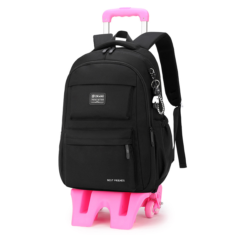 Natural Fish nuevo carro mochila primaria niñas de la Escuela de gran capacidad de descompresión protección de la columna vertebral de gran capacidad mochila entrega