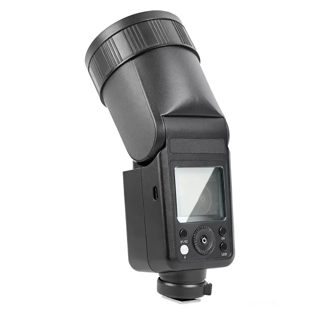 圆头机顶闪光灯外拍摄影灯适用于佳能尼康富士松下相机热销新款