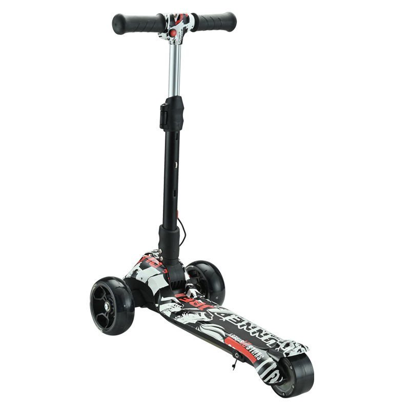 Scooter eléctrico para niños de dos ruedas de tres ruedas polea eléctrica batería de litio scooter de energía eléctrica monopatín recargable