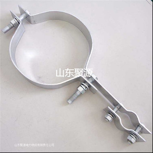 Manufacturer Direct Supply Rod with Mother-in-law Hoop Cable Protection Tube Hoop Hot-dip Galvanized Flat Iron Hoop Fixed Clamp