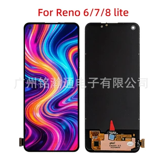 适用OPPO Reno6/7/8lite手机屏幕总成 Realme8液晶触摸OLED显示屏