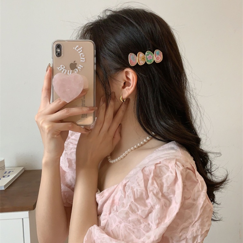 Japanese Style Flower Alloy Patchwork Hair Clip display picture 5