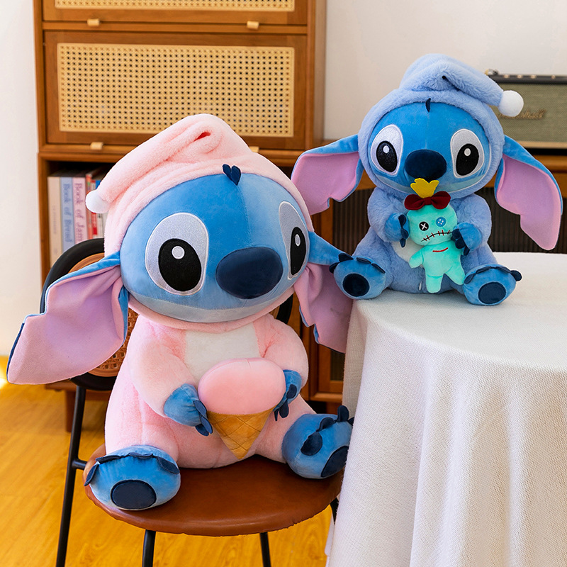 新しい変身ステッチぬいぐるみアイスクリームスティッチ人形人形子供用枕ホームデコレーション|undefined