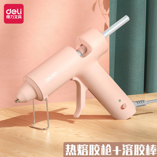 Deli hot melt glue gun DIY household hot melt glue grab kindergarten handmade hot melt gun hot melt stick glue 7mm wholesale