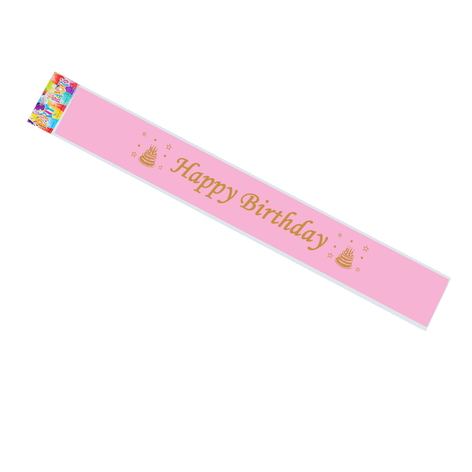 Feliz cumpleaños impresión de serigrafía inglesa correa de hombro para fotos accesorios suministros de fiesta transfronterizos varios estilos de venta transfronterizas