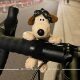 Cute Bicycle Decoration Electric Vehicle Pendant Accessories Single Road Balance Handlebar Doll Leader Dog Doll Ornaments