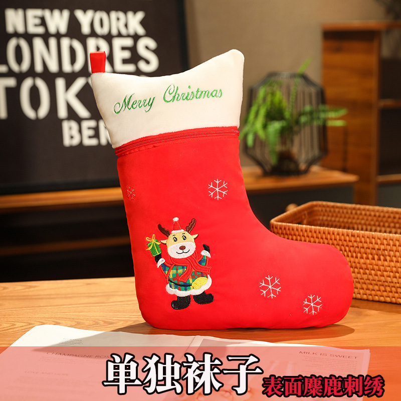 INS クリスマス装飾枕クリスマスツリー人形ソファリビングルームクッションベッド枕ジンジャーブレッドマンヘラジカ|undefined
