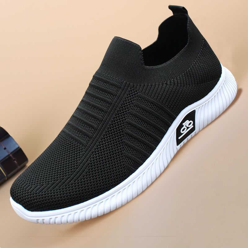 2024 Spring and Autumn Sports and Casual Shoes Men's Shoes Foreign Trade Cross-Border Breathable Mesh Shoes Running Shoes and Walking Shoes Wholesale
