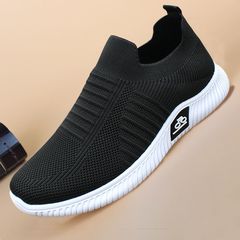 2024 Spring and Autumn Sports and Casual Shoes Men's Shoes Foreign Trade Cross-Border Breathable Mesh Shoes Running Shoes and Walking Shoes Wholesale