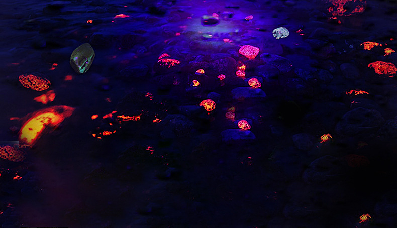 TANK007 Purple Flashlight Mini Jade Antique Identification Industrial Flaw Detection Ultraviolet Rechargeable Flashlight