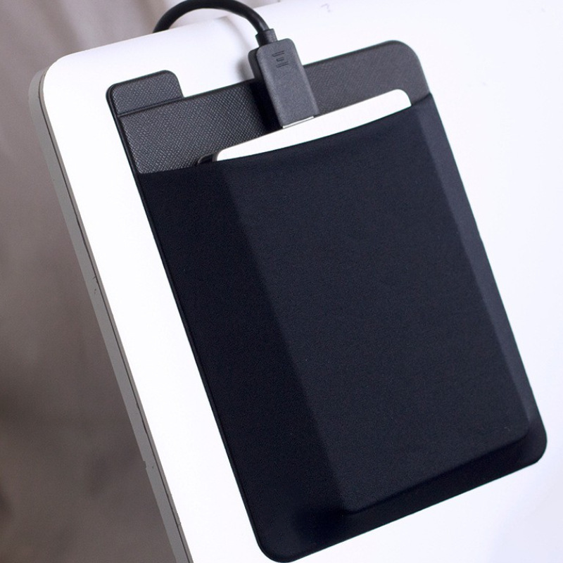 Laptop Adhesive Mouse Bag Portable All-in-One Groceries Bag Digital Accessories Lycra Fabric Storage Bag