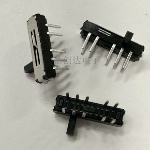 Temperature Resistant Ten Feet Four Gear Toggle Switch Horizontal Plug-In Push Switch Side Dial Slide Switch