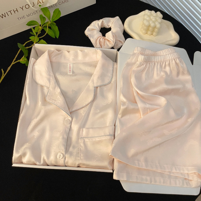 크리미한 살구색 프리 헤드스카프