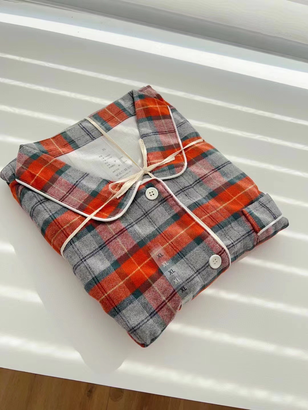 호박 체크 여성용