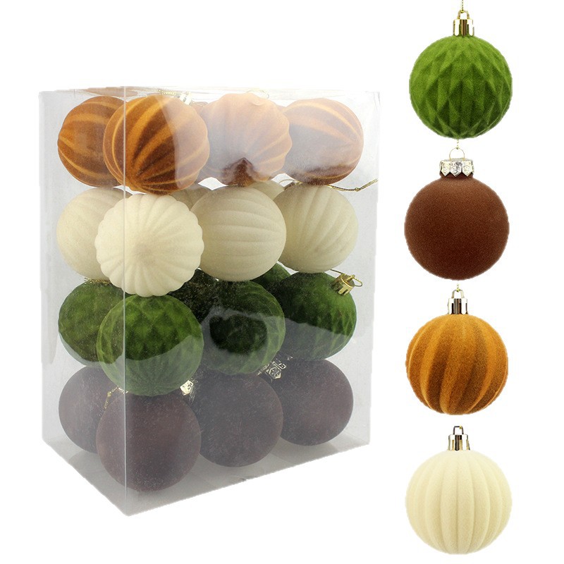 Navidad, accesorios de Navidad, decoraciones navideñas, flocado, colgantes de Navidad, colgantes de decoración del árbol de Navidad