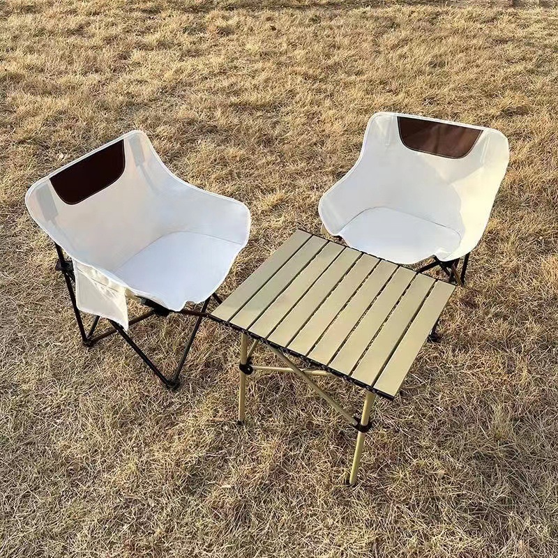Outdoor portable lounge chair camping lightweight foldable backrest…