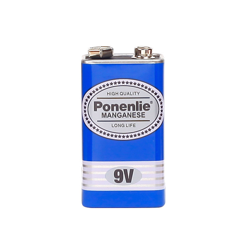 Factory carbon battery 9V battery wholesale square battery multimeter microphone microphone wireless microphone alarm