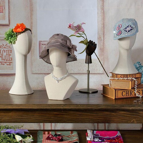 Hat rack model head mold dummy head accessories scarf wig display props can be inserted directly into the needle mold hat rack hat holder