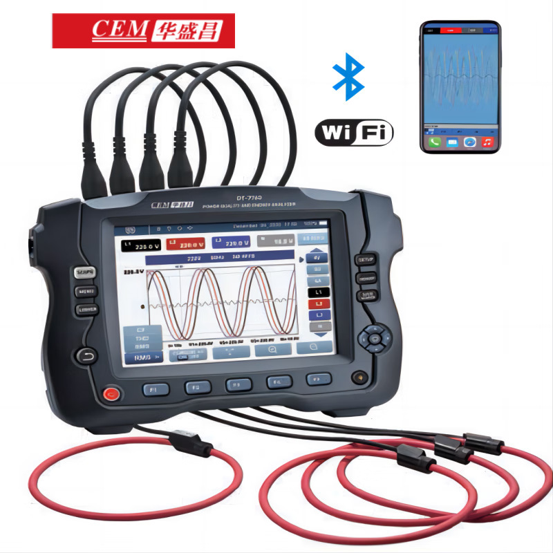 CEM华盛昌DT-7760三相电能质量分析仪电气检测智能综合电力检测仪