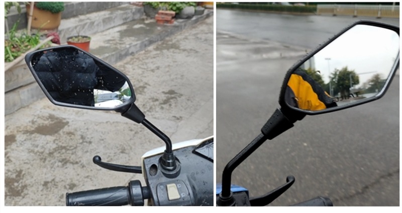Suitable for Tailg Electric Scooter Rearview Mirrors, Reflectors, Scooters, Electric Motorcycle Mirrors, Battery-Powered Vehicles, Li Jian Navigator, Xun Ying M8