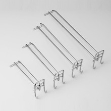 网钩双线超市便利店货架商品标价挂钩精品展示架网片电镀挂钩批发