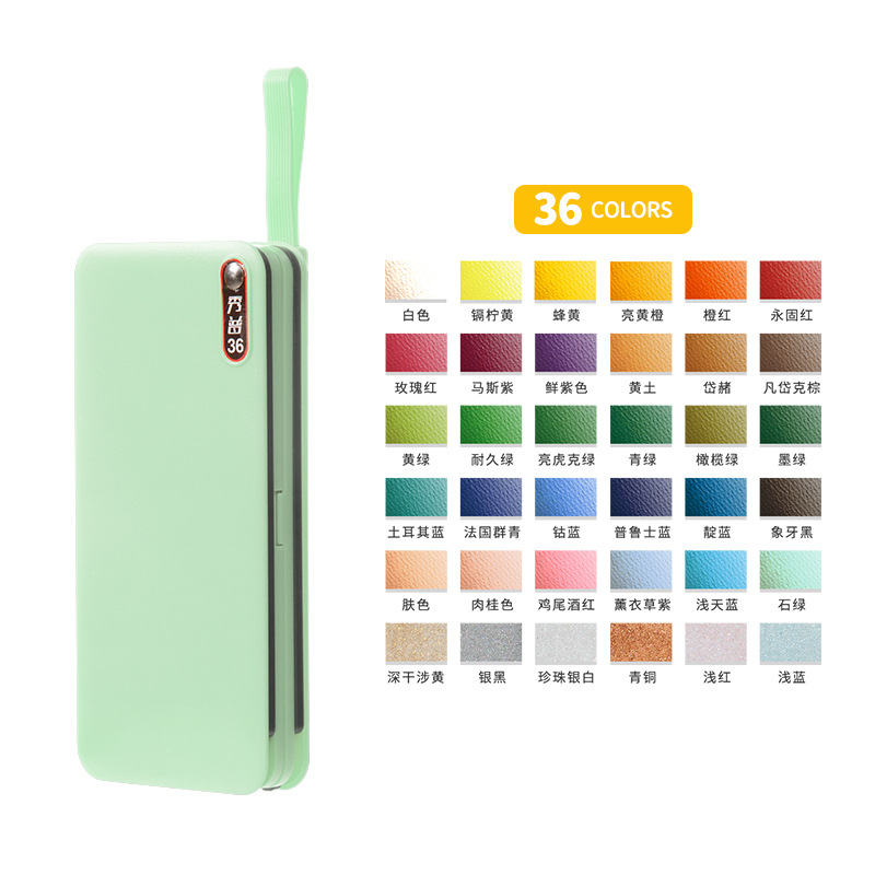 Xiupu calocool pintura de acuarela sólida herramienta traje de entrada de arte principiante Macaron