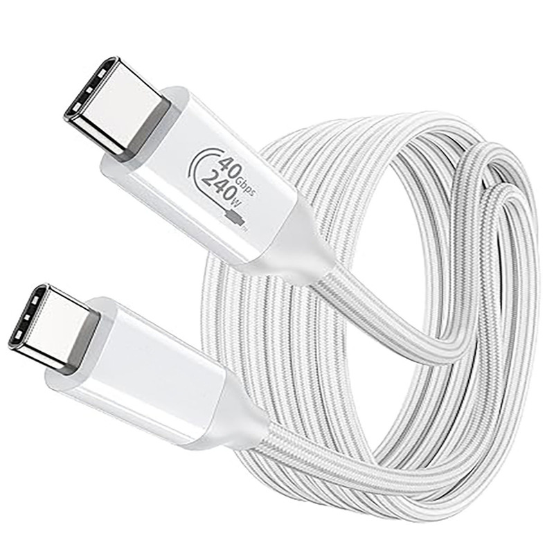 Usb4 Type-C Cable Compatible with 40Gbps 8K Video 240W Fast Charging Monitor / Docking Station Usb4 Type-C Cable Compatible with 40Gbps 8K Video 240W Fast Charging Monitor / Docking Station