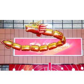 定制吉祥遥控飞龙室内飞行遥控金龙庆典晚会演唱会暖场道具气模