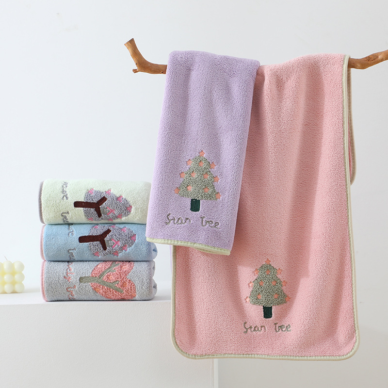 Coral Velvet Towels Absorb Water and Do Not Shed Lint, Individually Packaged Face Towels, Cross-Border Absorbent Household Bath Towels, Toiletries Coral Velvet Towels Absorb Water and Do Not Shed Lint, Individually Packaged Face Towels, Cross-Border Absorbent Household Bath Towels, Toiletries