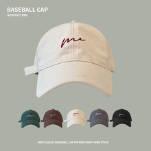 新款四季帽子女大头围小众设计感棒球帽韩版运动显脸小鸭舌帽批发
