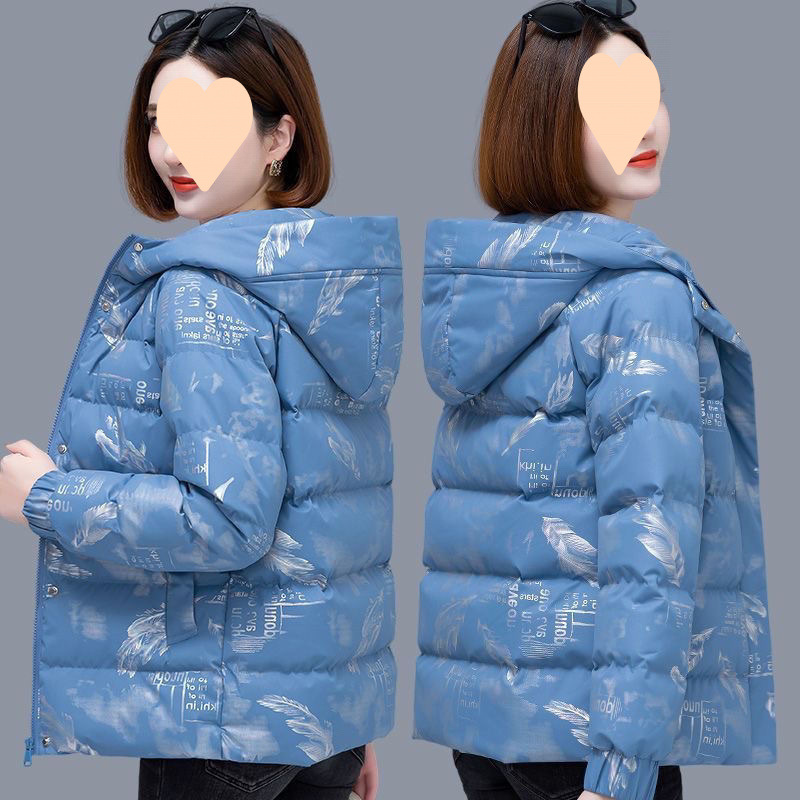 High-end short down cotton jacket for women's winter clothes 2025 new cotton jacket Korean version loose cotton jacket thickened jacket
