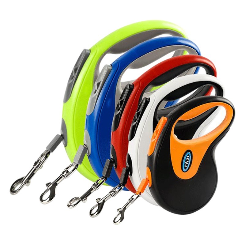 Fábrica en stock correa para mascotas perro tractor automático Cadena de perro retráctil suministros para mascotas al por mayor