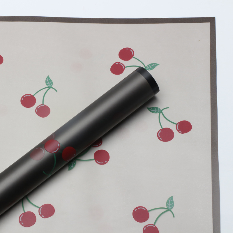 Papel de regalo floral impermeable creativo