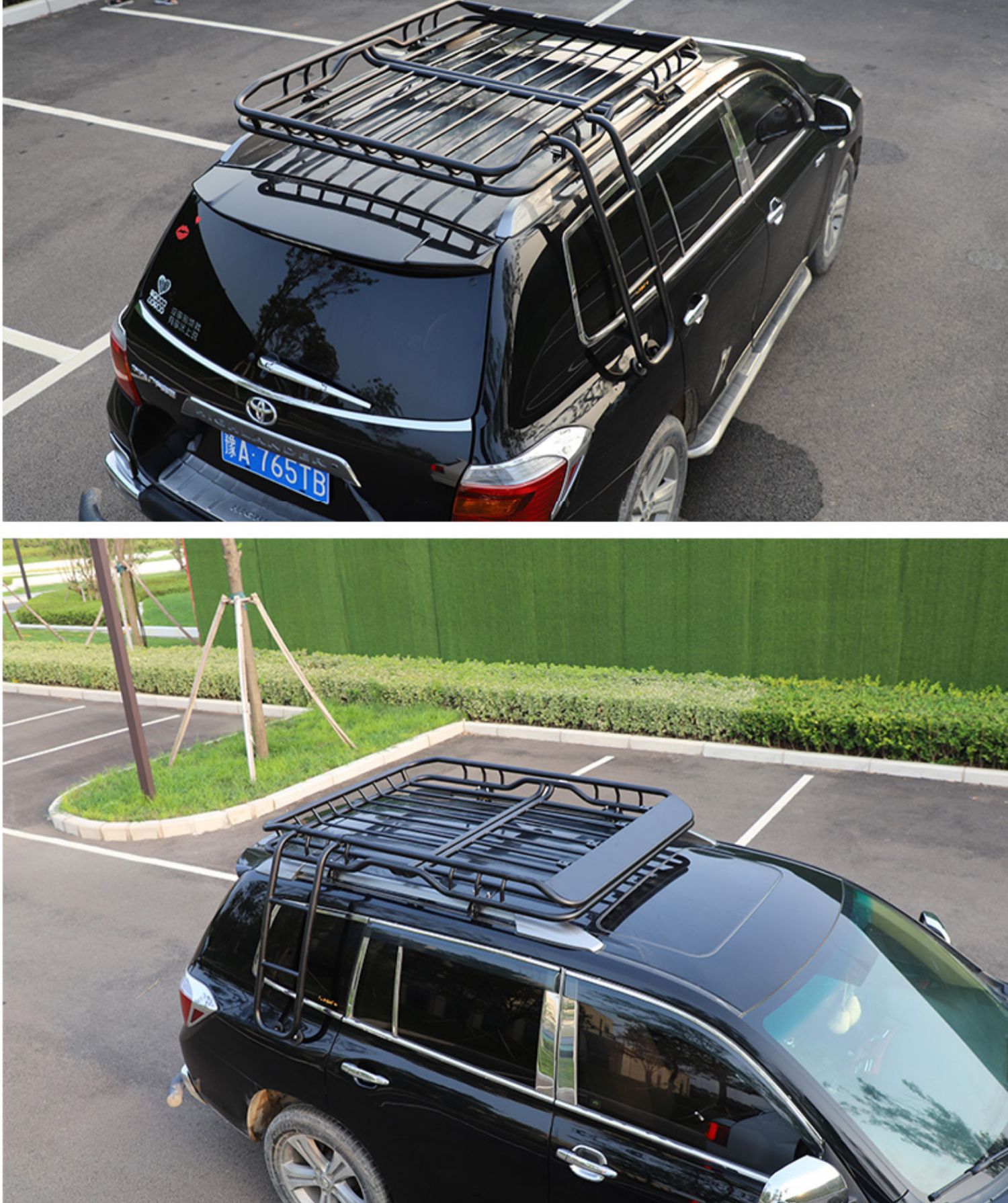 Crossbar-Free Roof Rack, Roof Frame, Travel Rack, Universal Luggage Frame, Roof Rack, Vehicle-Mounted Off-Road Vehicle Modification Wholesale