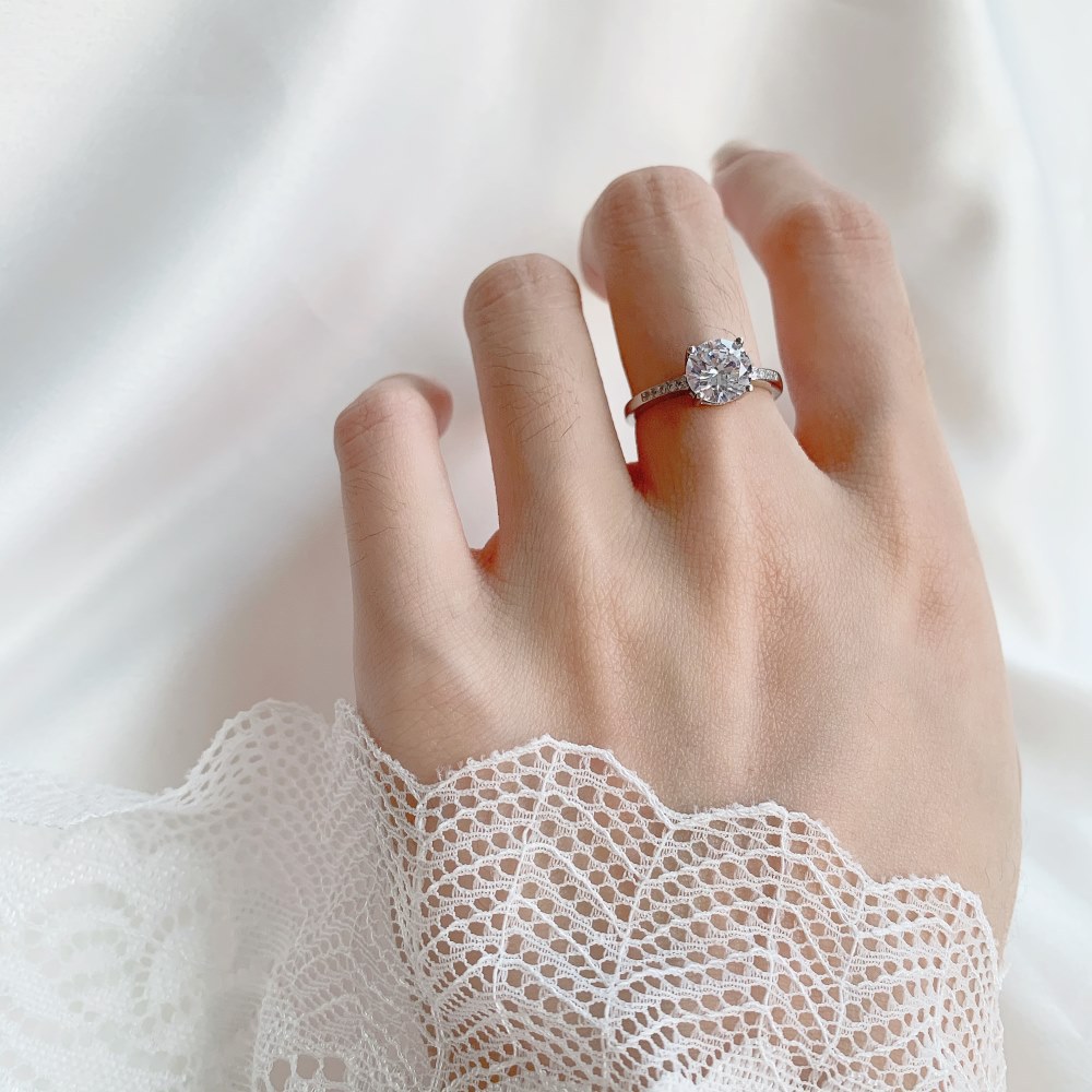 7g Weight Zircon Inlay Material Rings Classification 1 Piece Quantity 925 Sterling Silver Zircon Geometric Rings