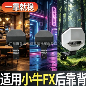 Suitable for Niu Fs Electric Scooter Rear Backrest Fs/Fxt Wind Speed Version Thickened Backrest Cushion Rear Backrest Modification Accessories