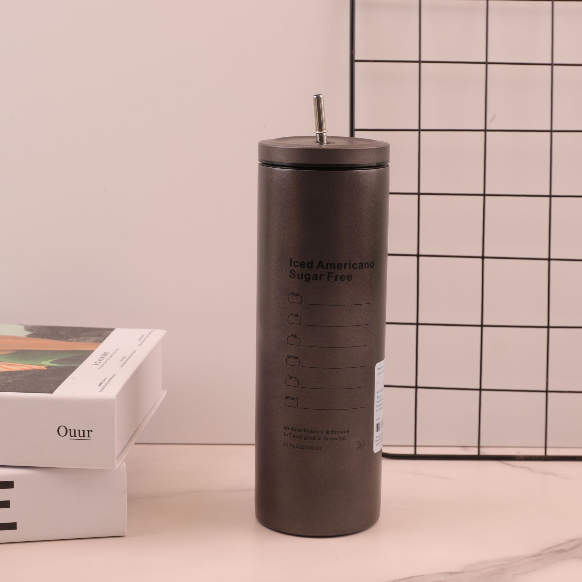 Sudeste asiático popular nuevo 304 de acero inoxidable taza de café termo taza de agua de alta apariencia Oficina taza de coche portátil