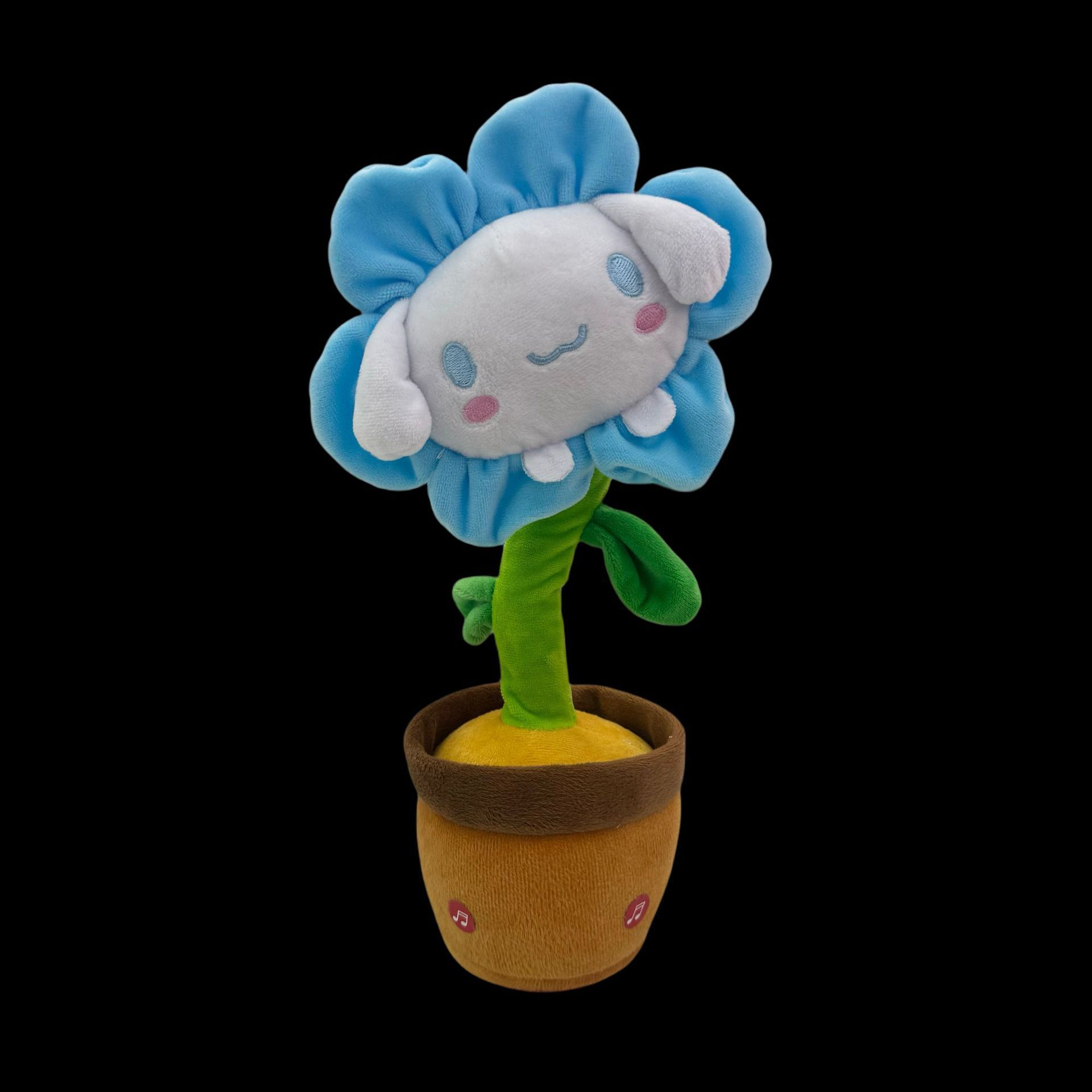 Cactus de baile transfronterizo encantador, flores de charla, ruido de ruido, juguetes de peluche eléctricos para aprender a hablar, cantar y bailar.