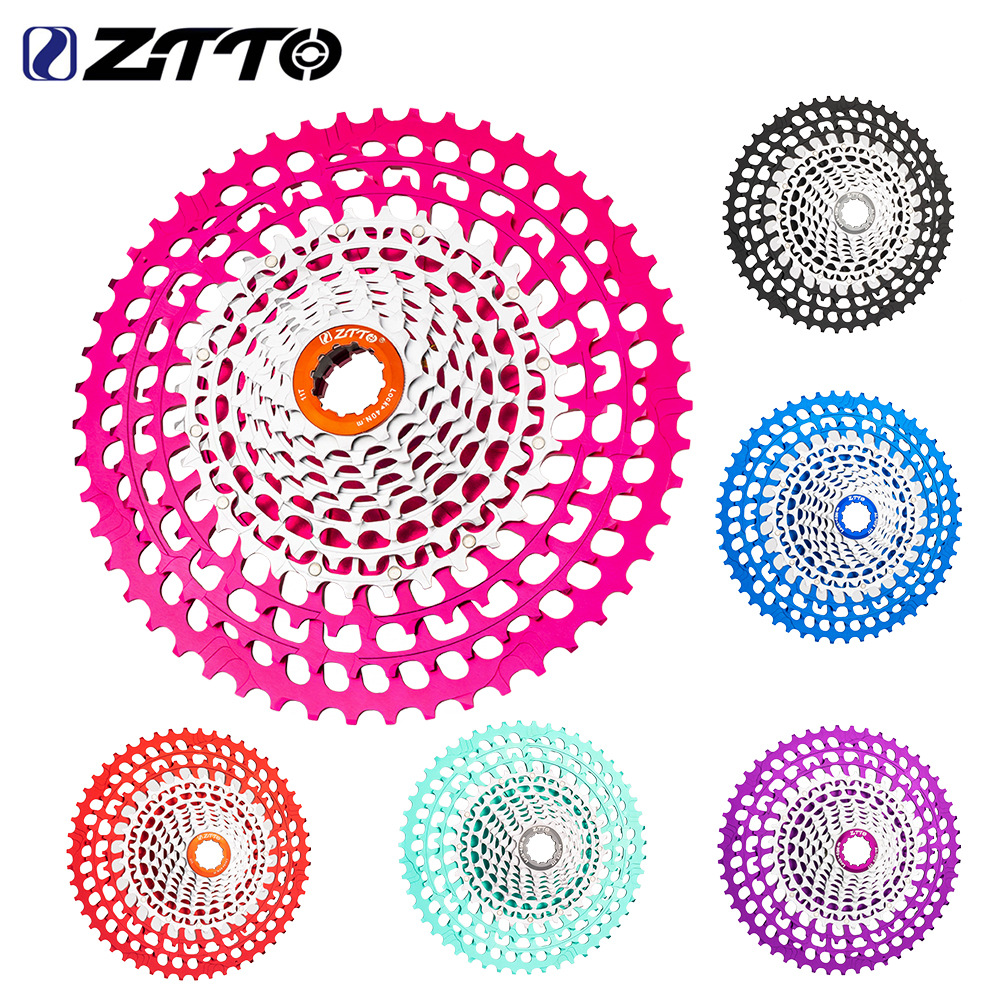 ZTTO Ultraligero de 12 velocidades 51T volante de bicicleta de montaña volante CNC volante cuantificado ultraligero de color todo en uno