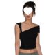 Summer New Style Pure Desire Hot Girls Slim-fit Slimming Short Cotton Short-sleeved T-shirt Women's Design Sense Top