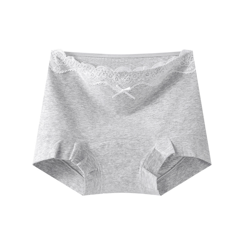 Bóxer Calzoncillos Calzoncillos de entrepierna larga de algodón puro para mujer Primavera y verano 10a Pantalones de seguridad de cintura media sin costuras antibacterianos