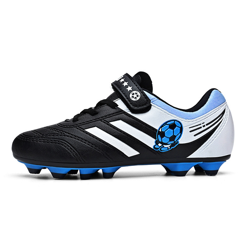 Zapatos de Fútbol Infantil con Tacos de Goma de Malla Ligeros para Césped Natural y Artificial