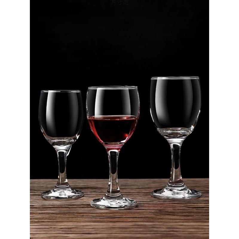 Glass wineglass, set, increased thickness, light luxury style, Amazon